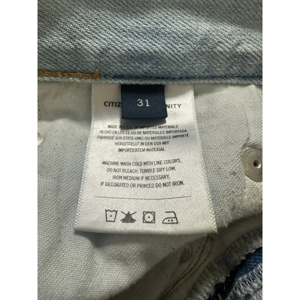 Citizens of Humanity GAUCHO vintage Wide Leg Jeans Size 31 Light Wash EUC